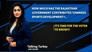 How much has the Vasundhara Raje Government contributed to Sports development over the past 5 years in Rajasthan