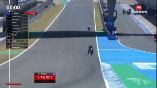 Motorsport: Quartararo grabs pole at Andalucia GP, Alex Marquez crashes