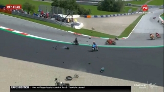 Motorsport: Dovizioso wins crash-strewn Austrian MotoGP