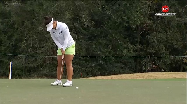 Golf: Hinako holds a single shot lead after the third round of the US Open