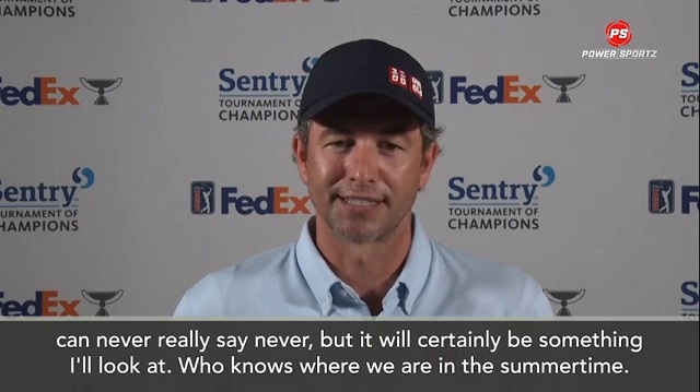 Golf: You can never say never - Tokyo Olympics a possibility for Scott