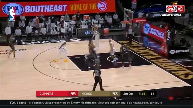 Basketball: Young scores 38 as Hawks beat short-handed Clippers 108-99