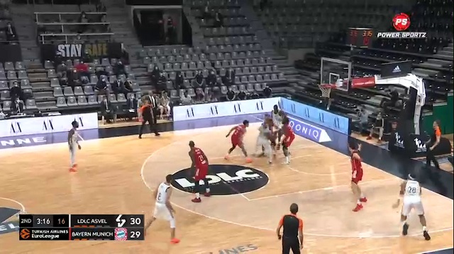 Basketball: Lyon-Villeurbanne upset Bayern Munich 87-79 in Round 25 of Euroleague