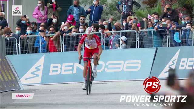 Cycling News : Victor Lafay wins eighth stage of Giro d'Italia