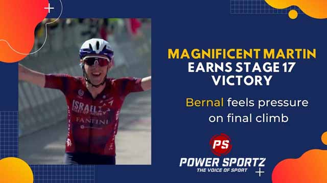 Cycling News : Magnificent Martin earns Stage 17 victory, Bernal feels pressure on final climb