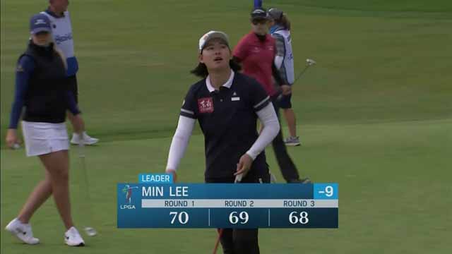 Golf News : Min Lee takes two shot lead at LPGA Mediheal
