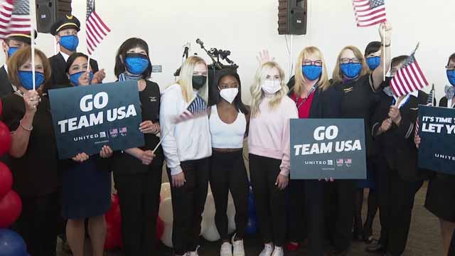 Tokyo Olympics : US gymnast Simone Biles leaves for Tokyo games