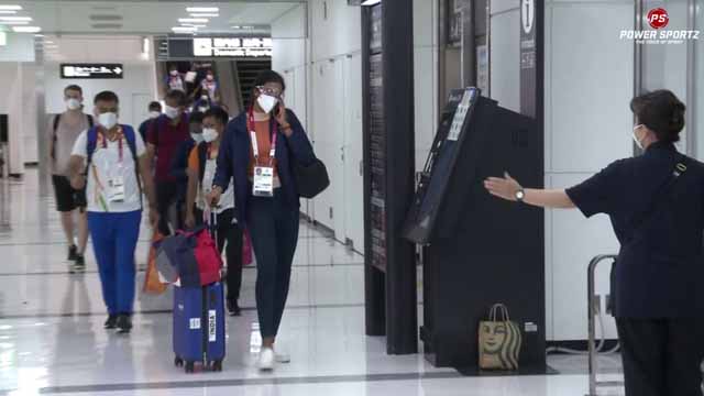 Tokyo Olympics : PV Sindhu led India arrives in Tokyo for Olympics