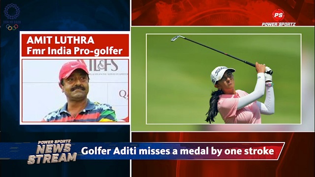 Tokyo Olympics : Aditi Ashok misses Olympic medal by a whisker