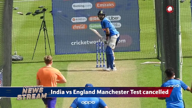 Cricket News : India vs England Manchester Test cancelled 