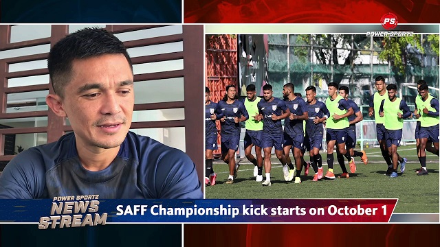 Football News : Captain Sunil Chhetri ahead of SAFF Championship