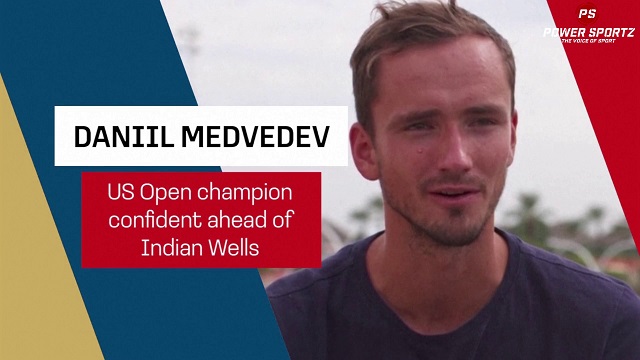 Tennis News : US Open champion Medvedev confident ahead of Indian Wells