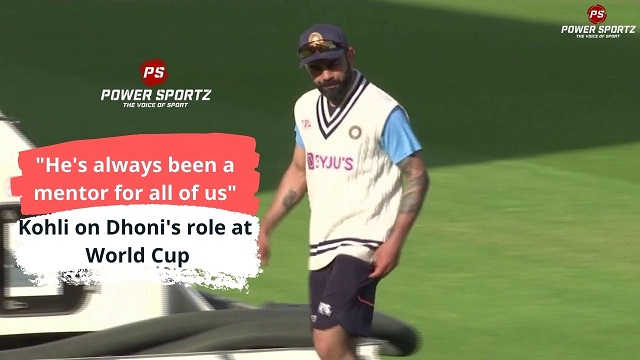 ICC T20 WORLD CUP 2021 : He's always been a mentor for all of us, Kohli on Dhoni's role at World Cup