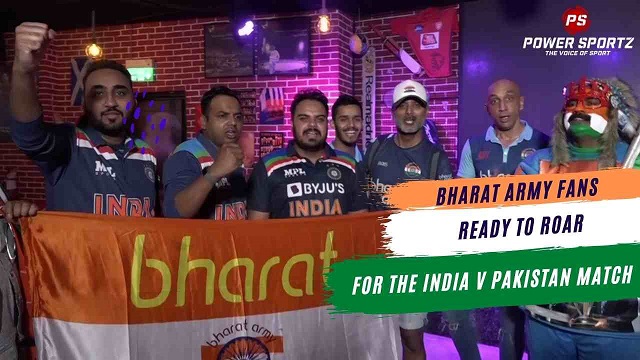Cricket News : Bharat Army fans read to roar for the India v Pakistan match in Dubai