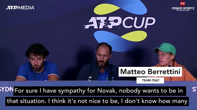 Tennis News : Medvedev and Berrettini weigh in on Djokovic situation