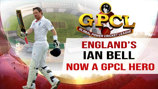 England’s Ian Bell now a GPCL Global Power Cricket League Hero