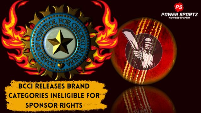 Cricket News: BCCI releases brand categories ineligible for sponsor rights