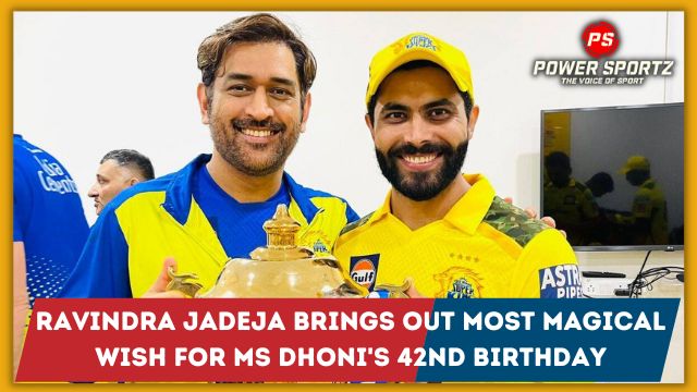 Cricket News: Ravindra Jadeja brings out most magical wish for MS Dhoni's 42nd birthday