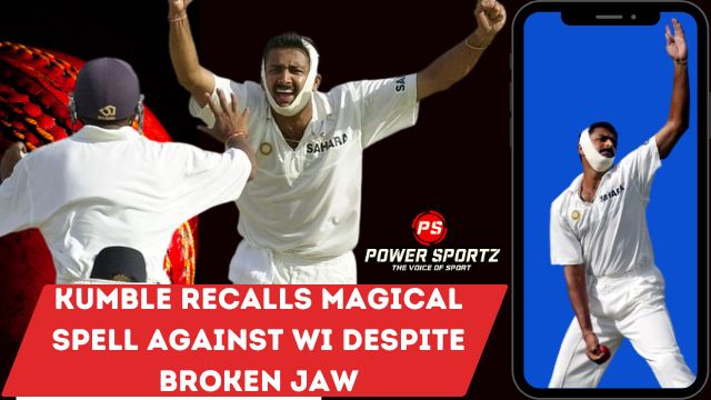 Cricket News: Kumble recalls magical spell against WI despite broken jaw