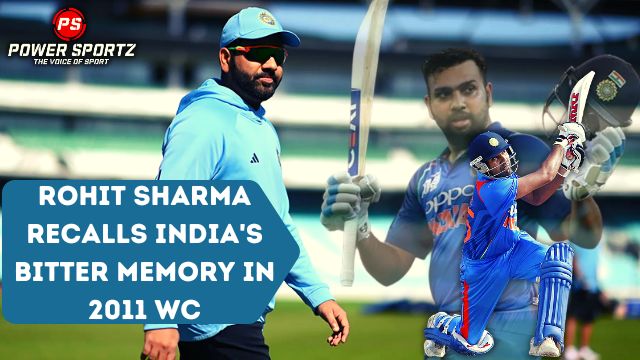 Cricket News: Rohit Sharma recalls India's bitter memory in 2011 WC